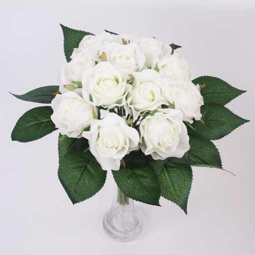 Rosa artificial 12F (24cm) - Imagem 5