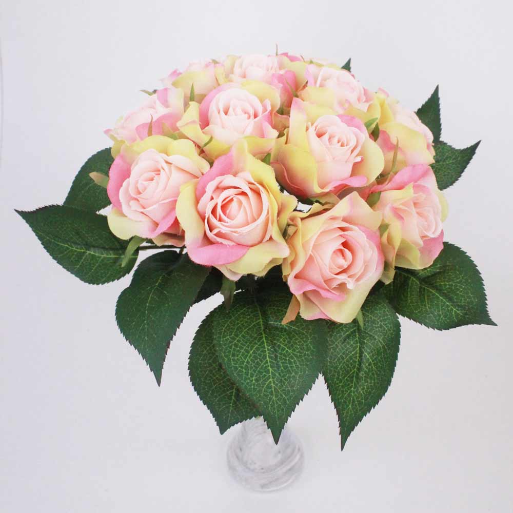 Rosa artificial 12F (24cm) - Imagem 8