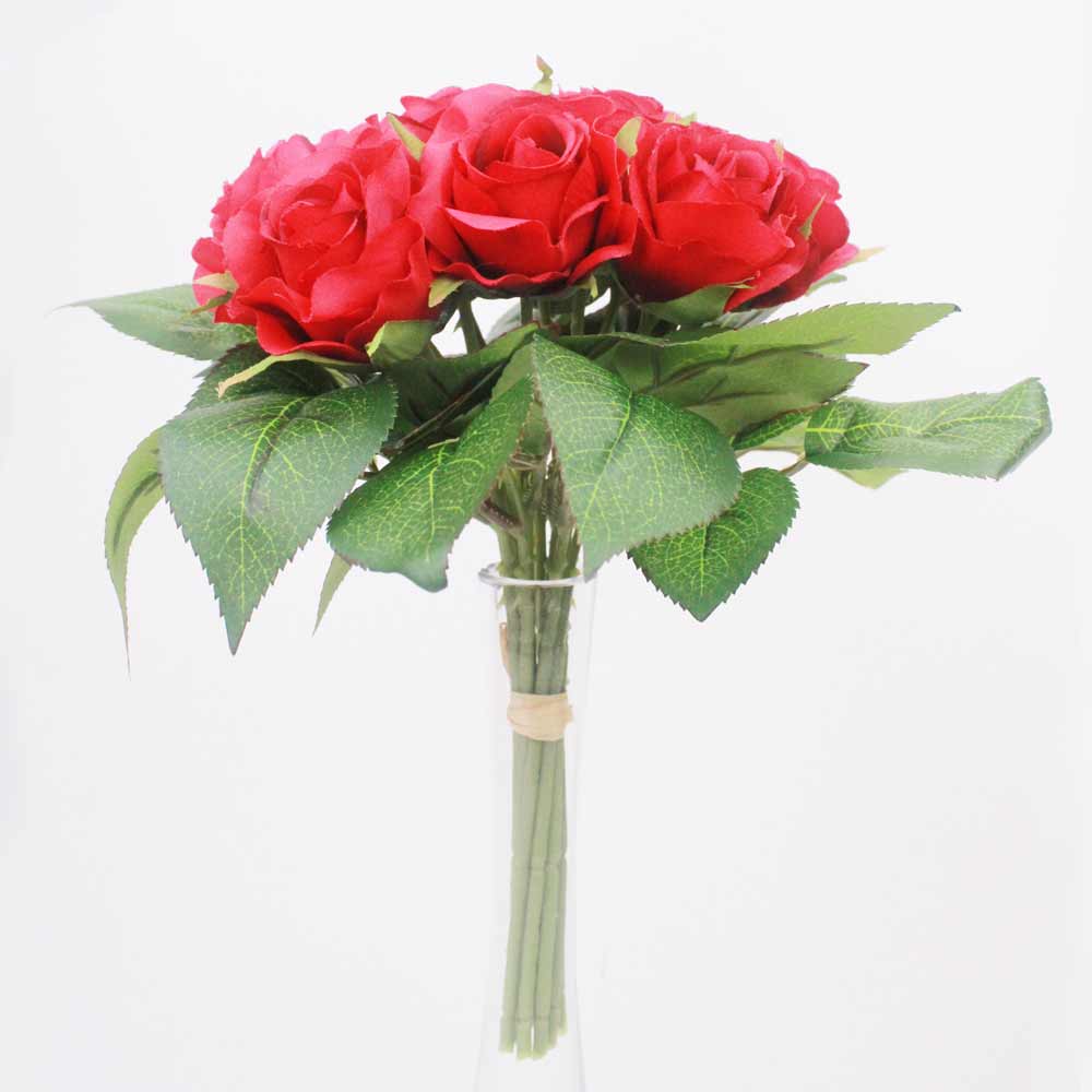 Rosa artificial 12F (24cm) - Imagem 10
