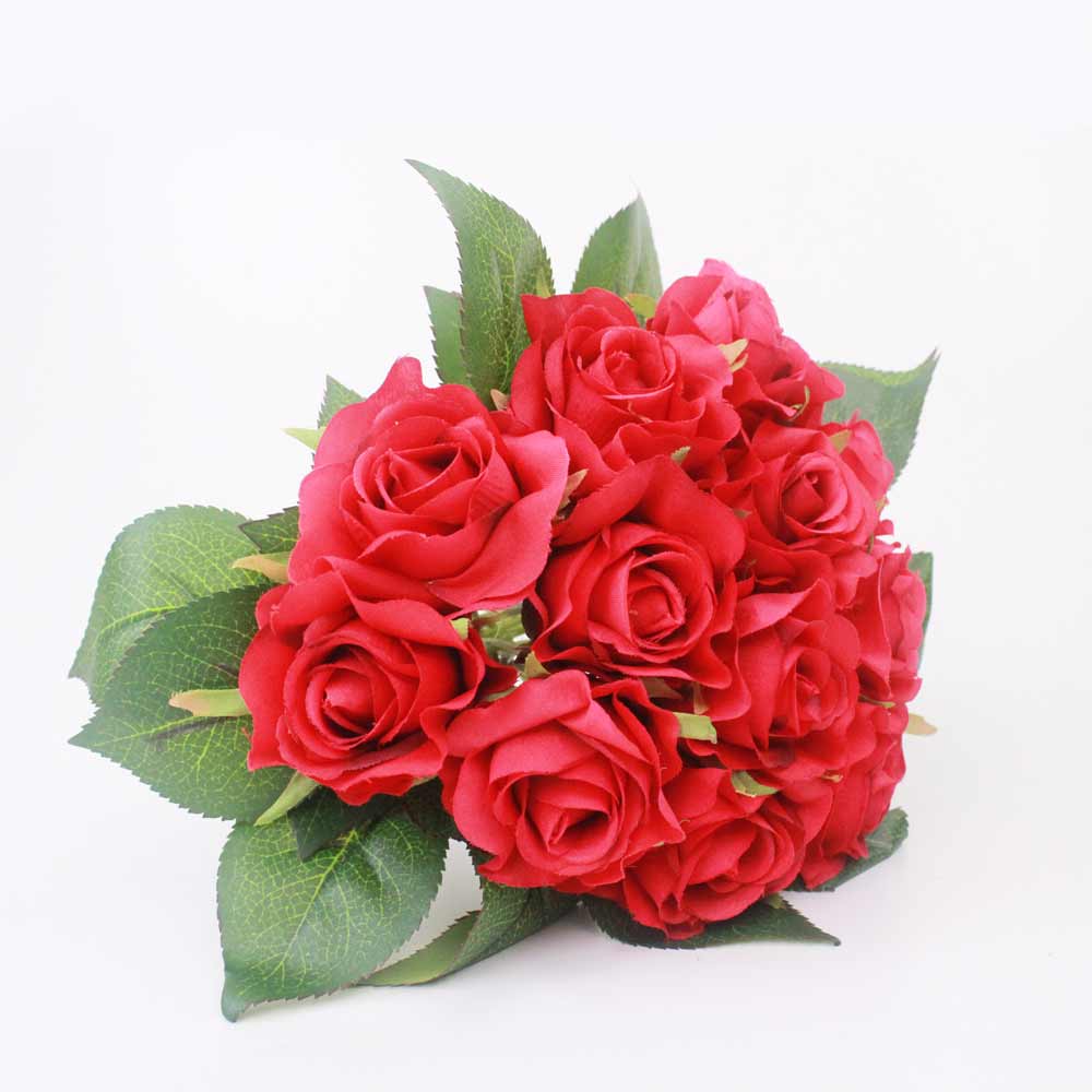 Rosa artificial 12F (24cm) - Imagem 11