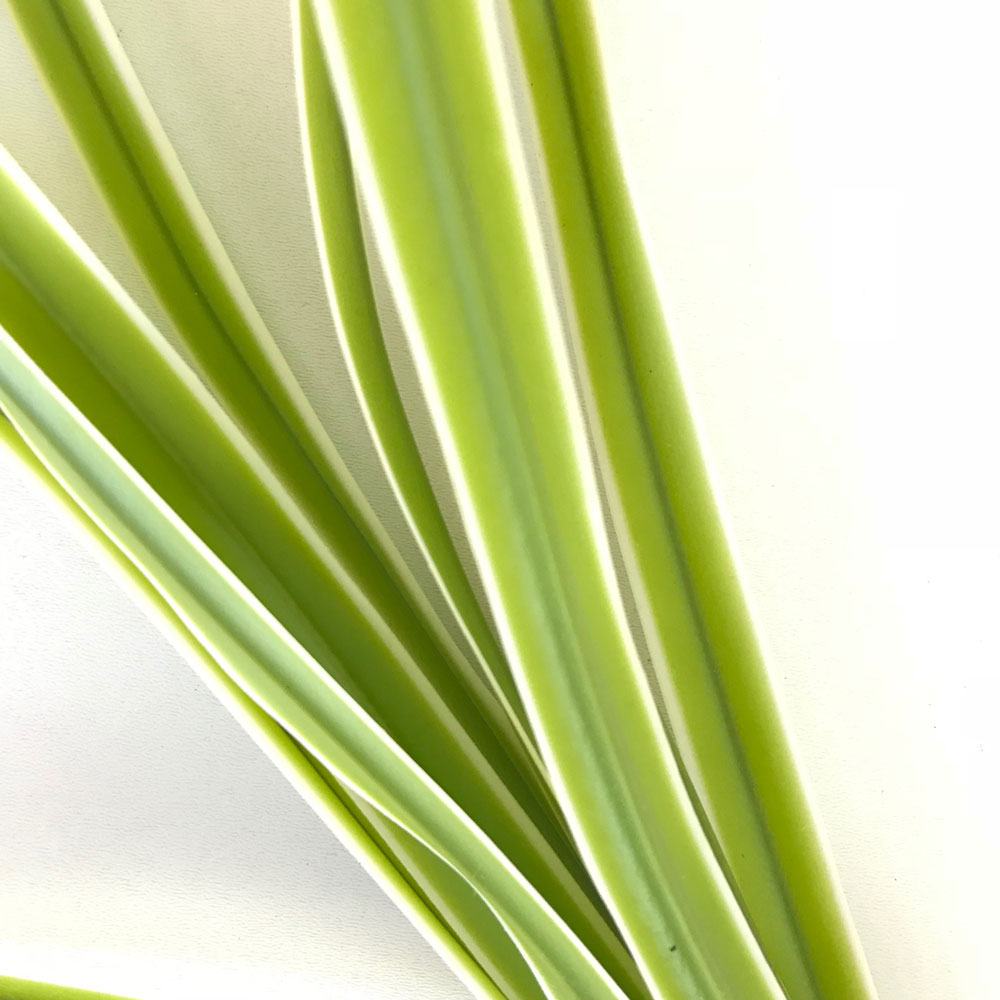 Folha de Orquídea em Silicone 12F (57cm) - branco - Imagem 5