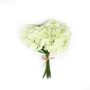Hortênsia Artificial 5H (30cm) - branco