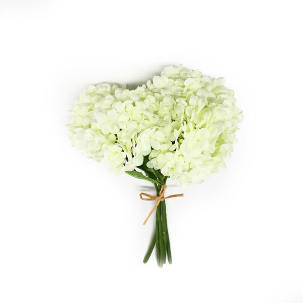 Hortênsia Artificial 5H (30cm) - branco