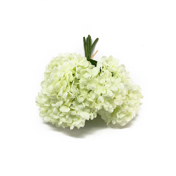 Hortênsia Artificial 5H (30cm) - branco - Imagem 3