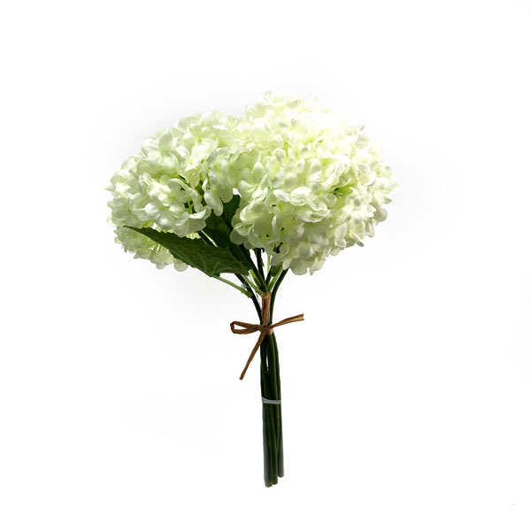Hortênsia Artificial 5H (30cm) - branco - Imagem 4