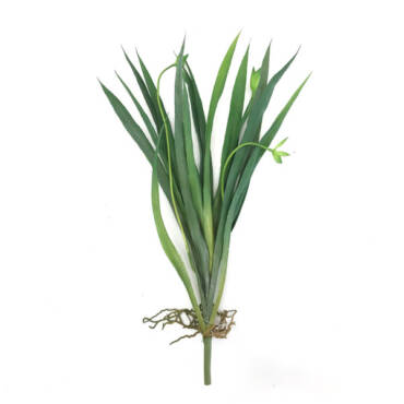 Folhas de Orquídea com Broto Artificial (38cm)