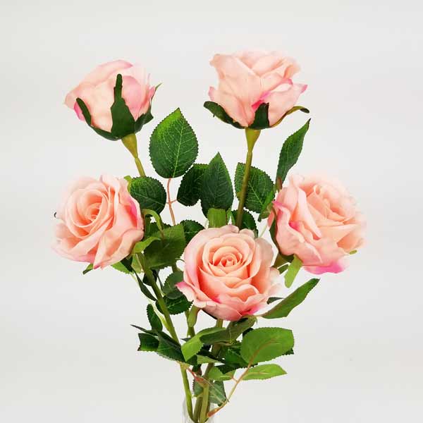 Vaso de Vidro Solitário com Rosas - Água Artificial - Imagem 3