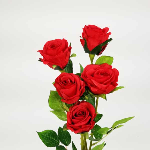 Vaso de Vidro Solitário com Rosas - Água Artificial - Imagem 5