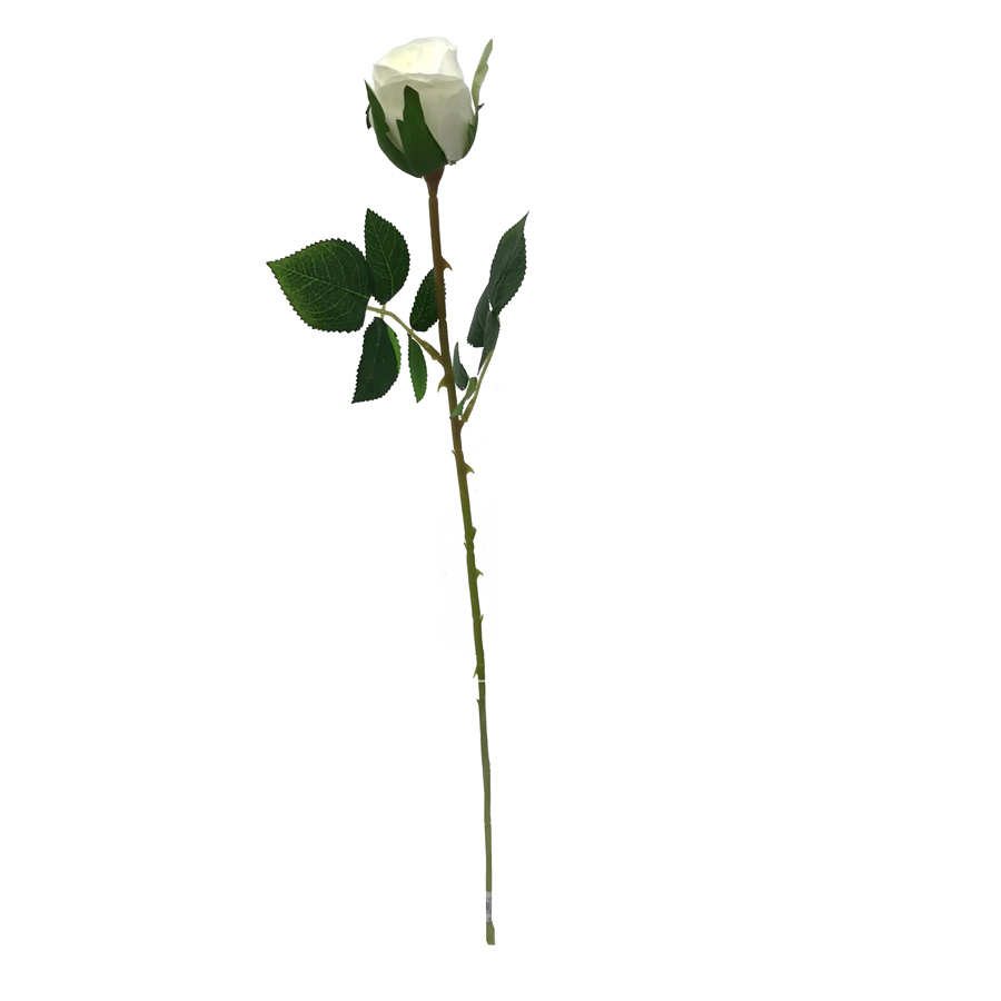 Botão de Rosa Galho de Flor Artificial (53cm) - Imagem 4