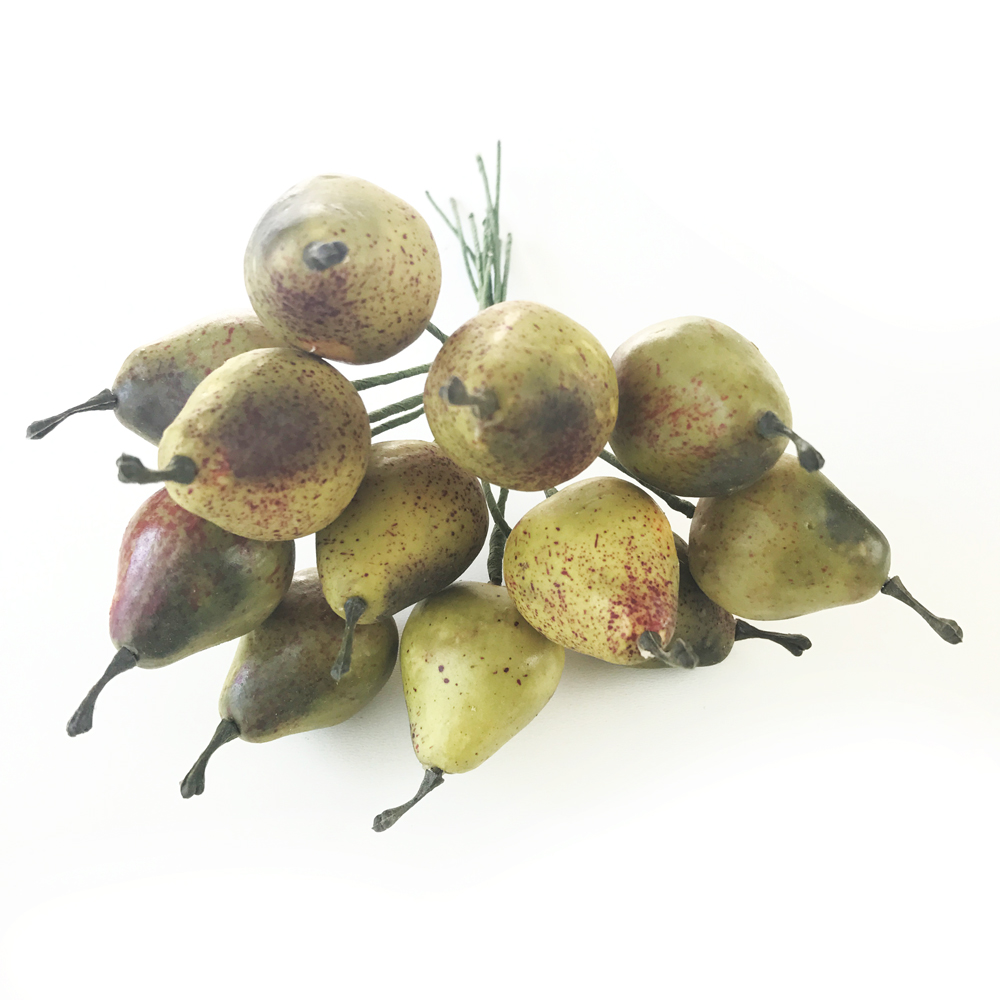 Pera Mini Fruta Artificial (17cm) - Imagem 3
