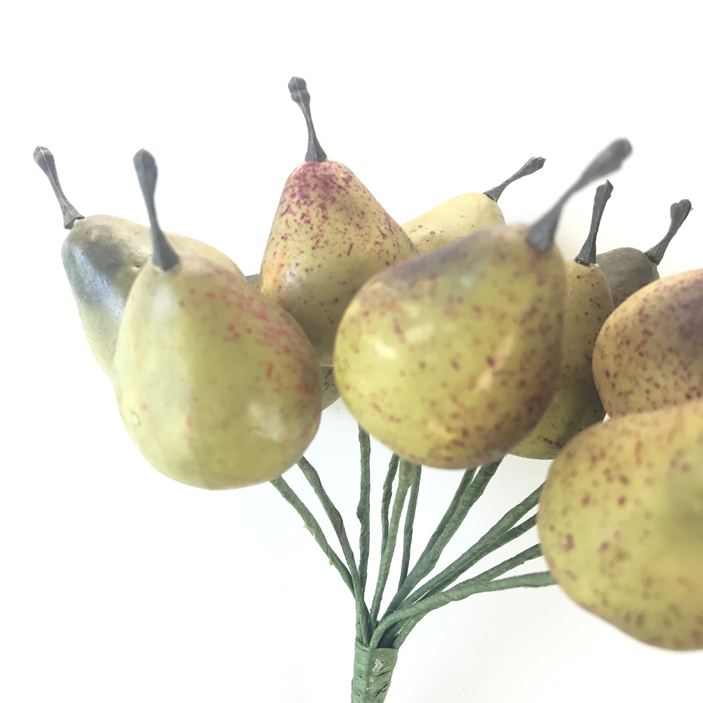 Pera Mini Fruta Artificial (17cm) - Imagem 2