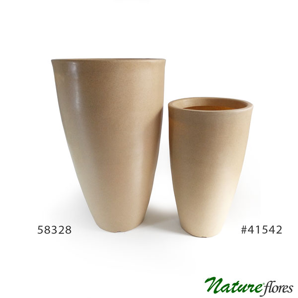 Vaso Clássico Cônico Areia (51-68cm)