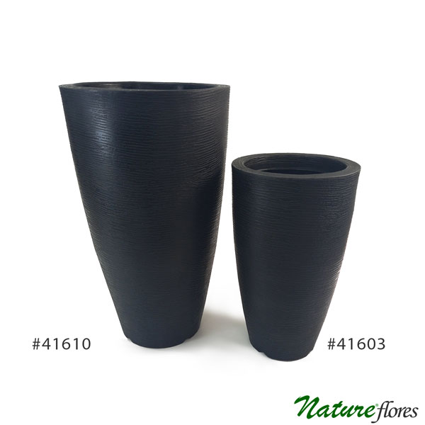 Vaso Grafiato Cônico Preto (51-68cm) - Imagem 4