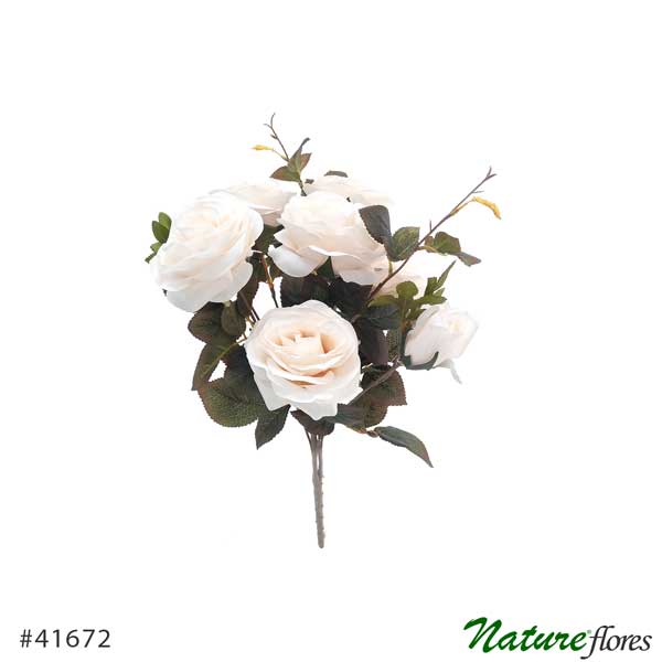 Rosa Artificial Buquê Diana 10H (50cm) - Imagem 12