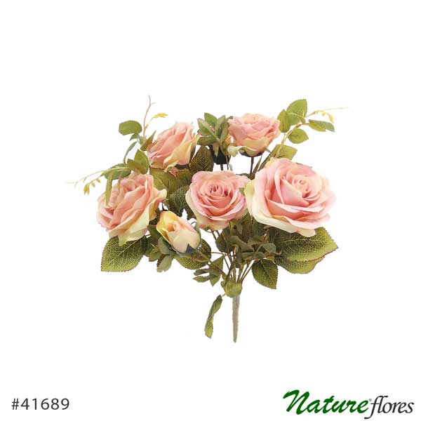 Rosa Artificial Buquê Diana 10H (50cm) - Imagem 14