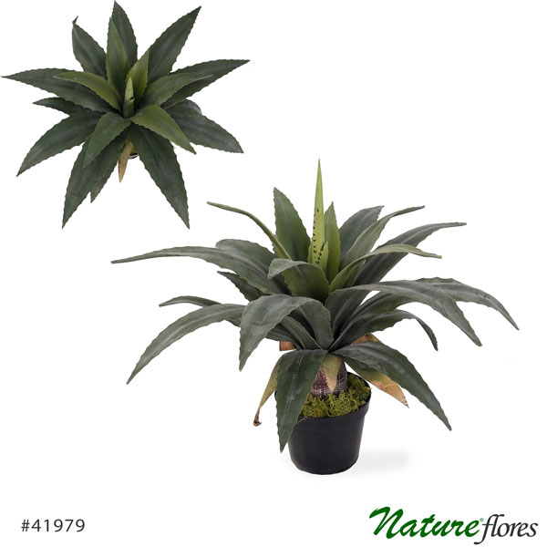 Babosa Planta Suculenta Artificial 20F (50cm) - Imagem 8