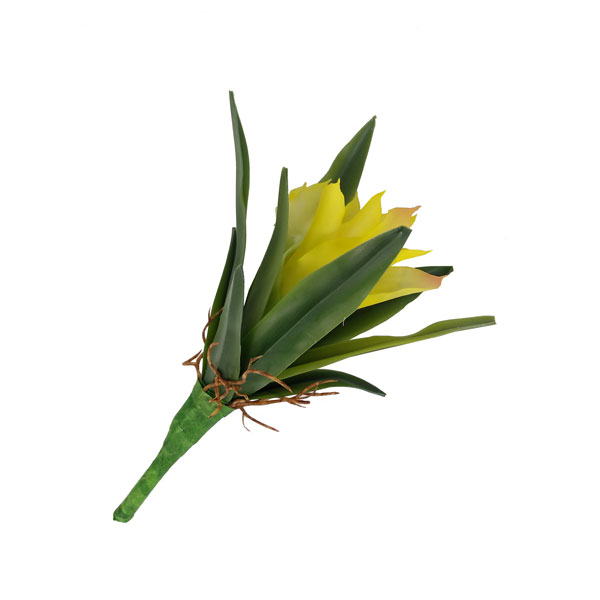 Bromélia Mini em Silicone Planta Artificial (22cm) - Imagem 10