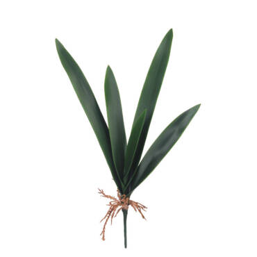 Folhas de Orquídea artificial com raiz (40cm)