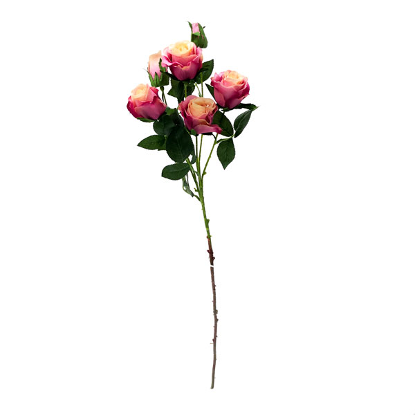 Rosa Galho Artificial 6FL (68cm) - Imagem 7