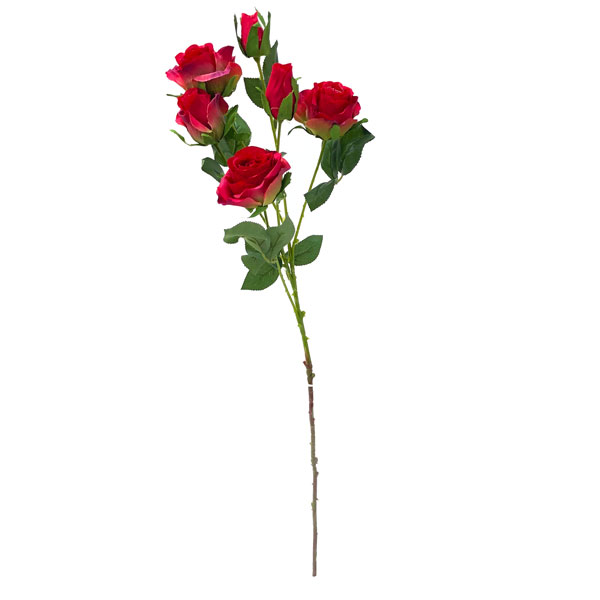 Rosa Galho Artificial 6FL (68cm) - Imagem 13
