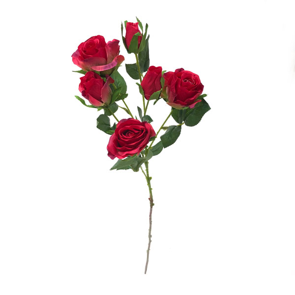 Rosa Galho Artificial 6FL (68cm) - Imagem 15