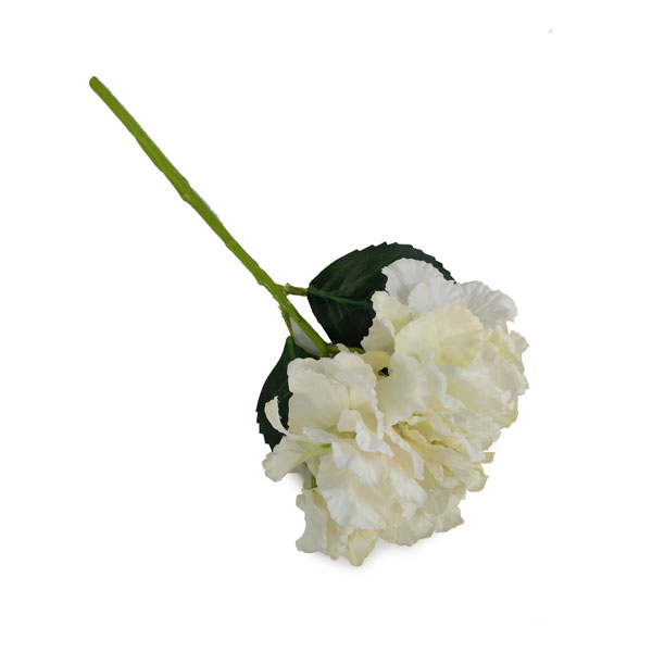 Hortênsia Branca Galho Floral Artificial (35cm) - Imagem 2