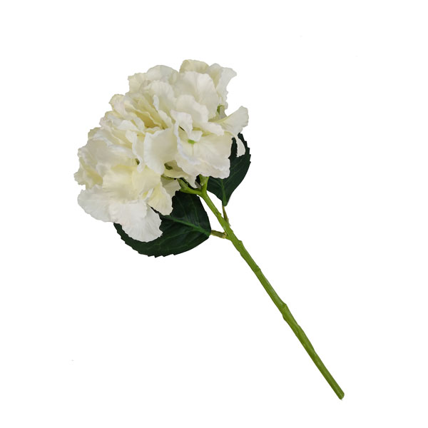 Hortênsia Branca Galho Floral Artificial (35cm) - Imagem 3