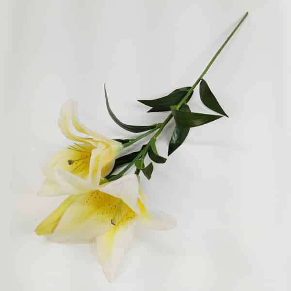 Lírio Galho Flor Artificial 3F (56cm) - Imagem 7