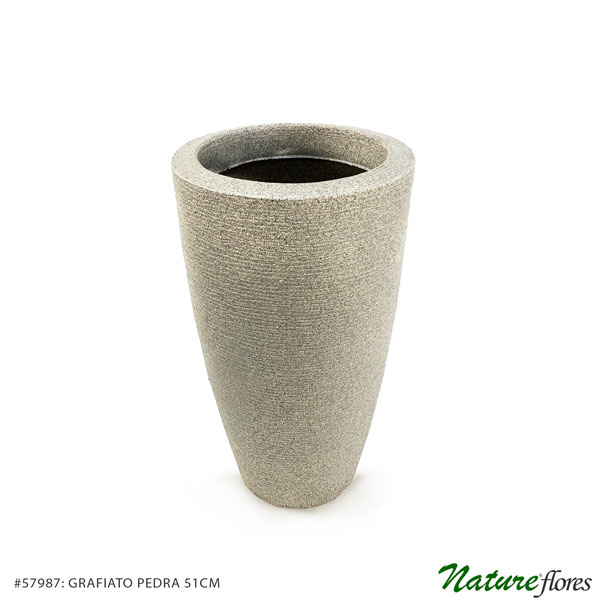 Vaso Grafiato Cônico Pedra (51-68cm) - Imagem 7