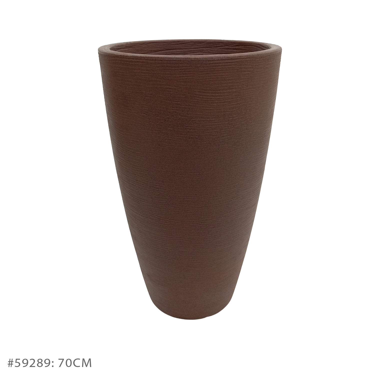 Vaso Grafiato Cônico Marrom (40 - 70 cm) - Imagem 2