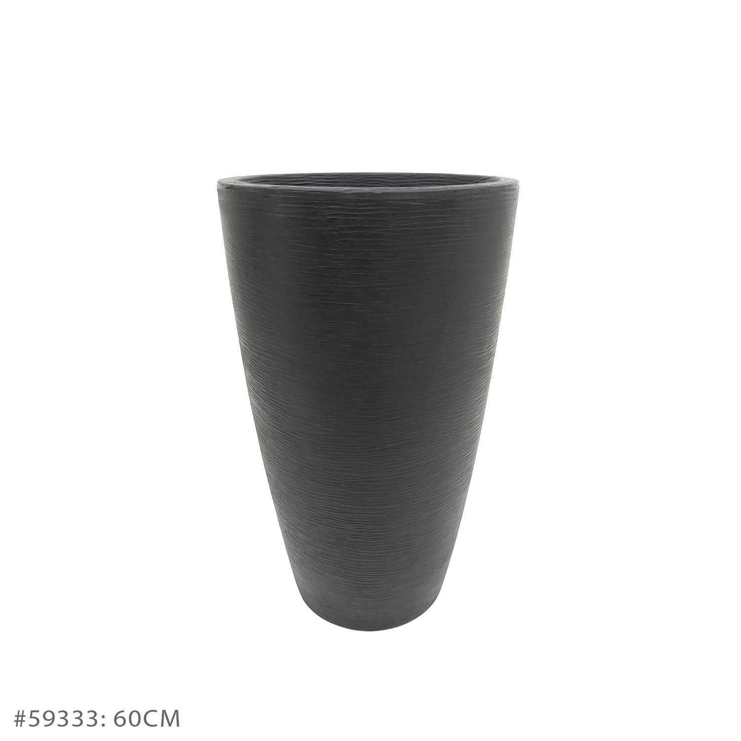 Vaso Grafiato Cônico Preto (40 - 70 cm) - Imagem 4