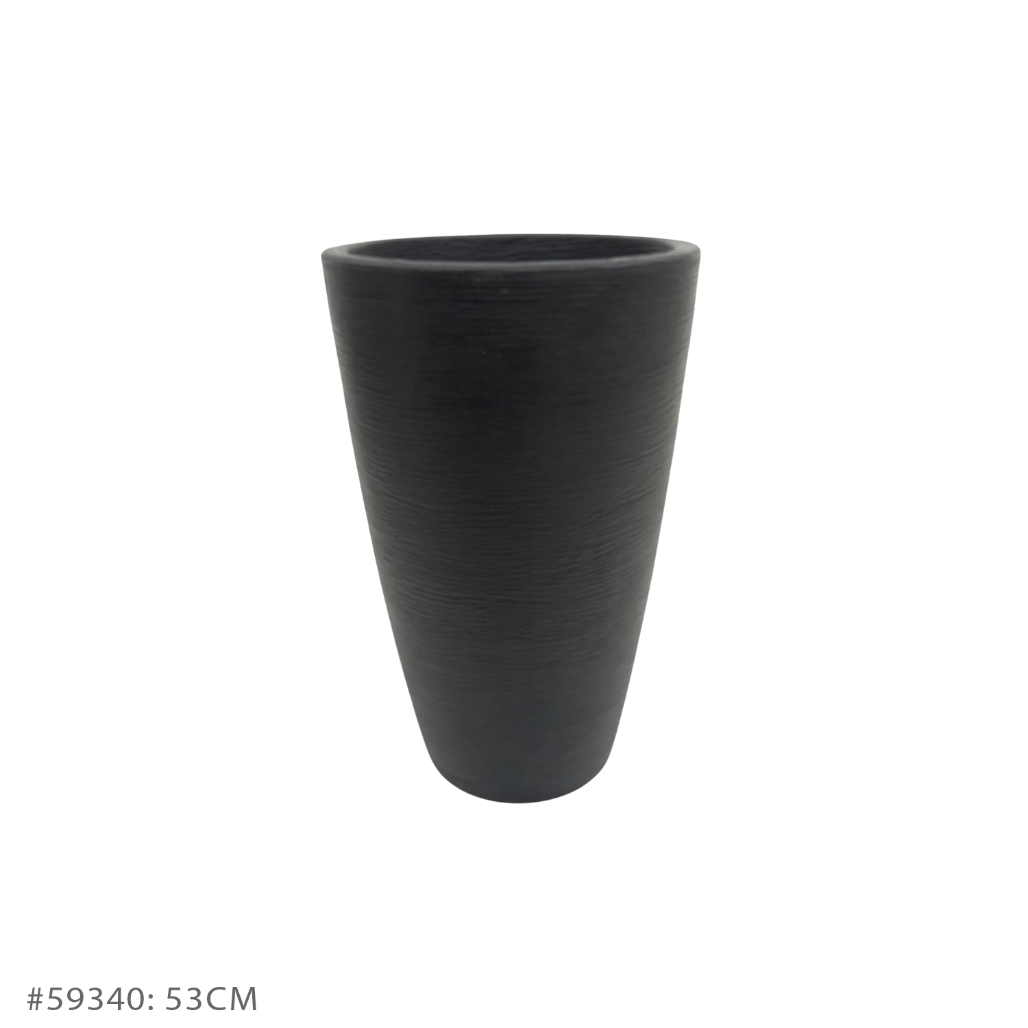 Vaso Grafiato Cônico Preto (40 - 70 cm) - Imagem 5