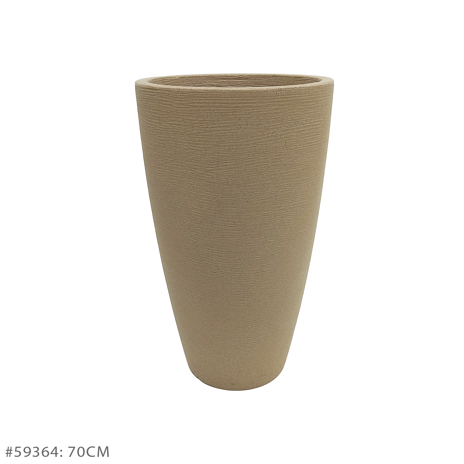 Vaso Grafiato Cônico Bege (40 - 70 cm) - Imagem 5