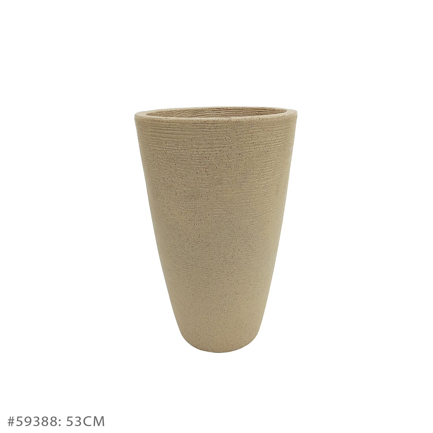 Vaso Grafiato Cônico Bege (40 - 70 cm) - Imagem 3