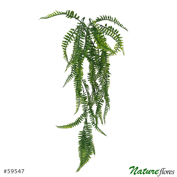 Samambaia Pendente Folhagem Artificial 5H (76cm) - Imagem 2