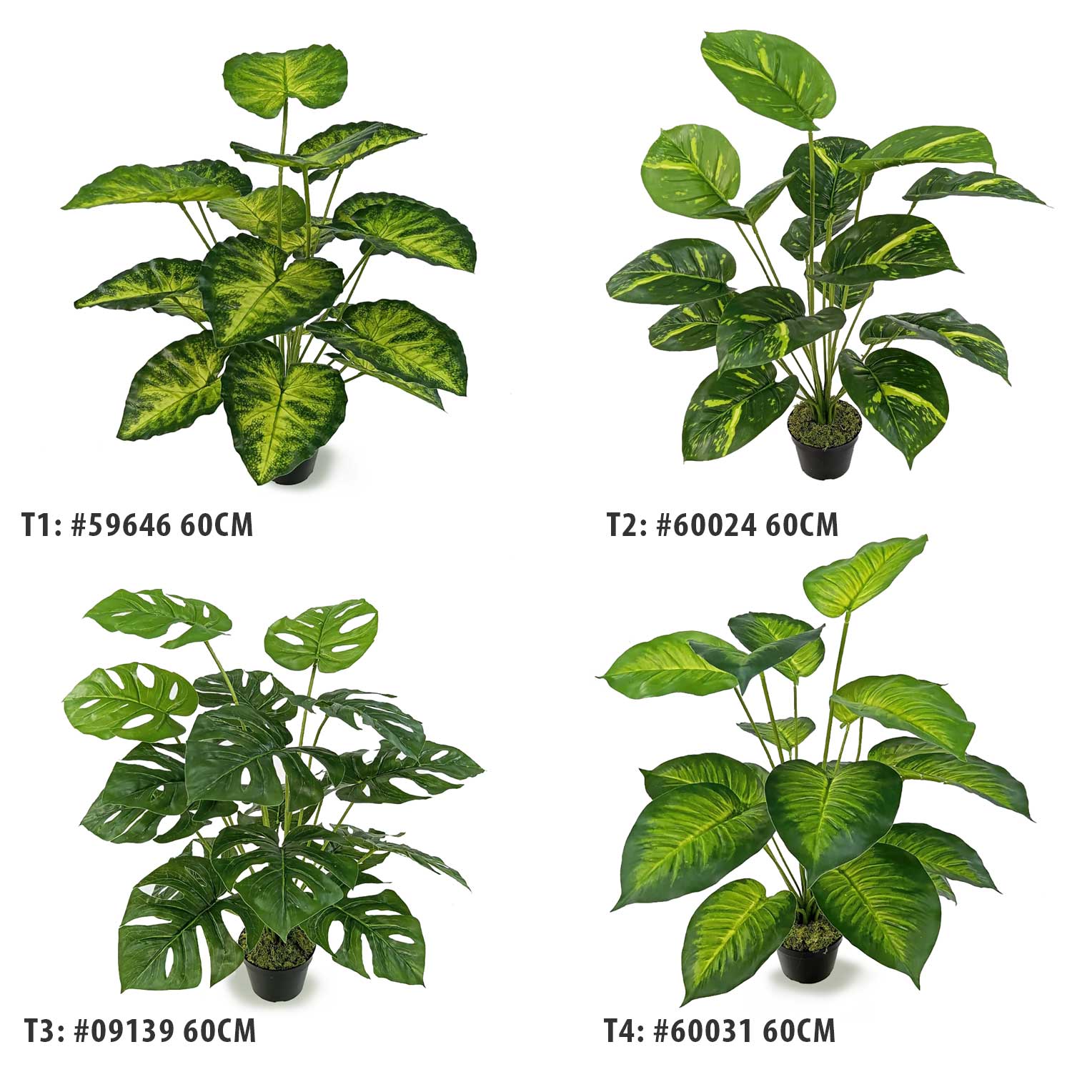 Folhagem Verde Arbusto Artificial (70cm) - Imagem 4