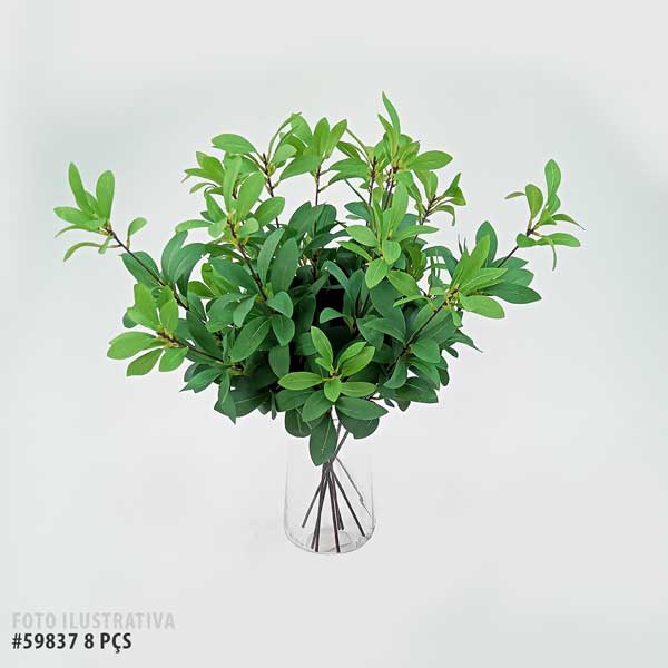 Azaleia Galho Folhagem Artificial (61cm) - Imagem 2