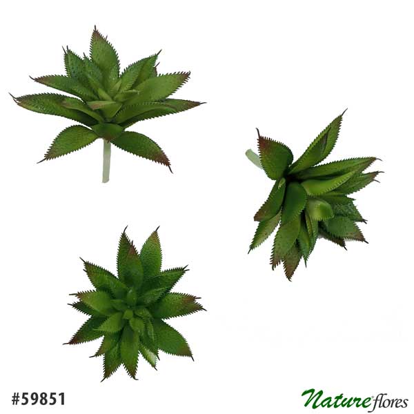 Agave Decora Suculenta Artificial (13cm) - Imagem 4
