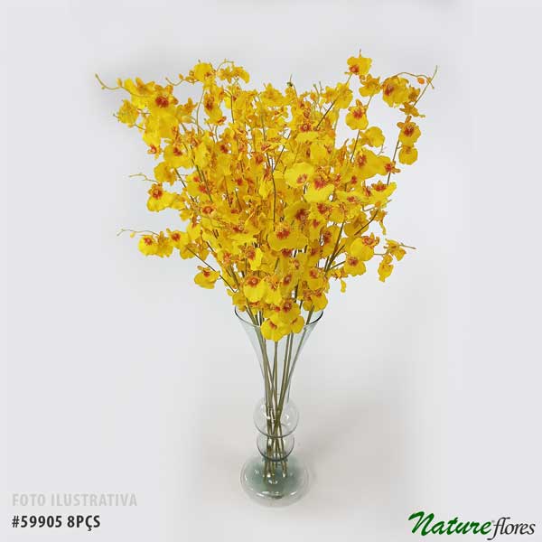 Chuva de Ouro Amarelo em Silicone Flor Artificial (90cm) - Imagem 3