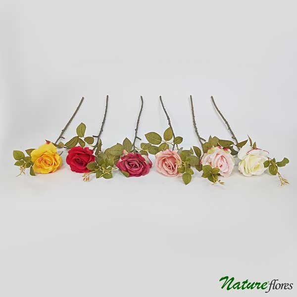 Rosa Clássica Galho Artificial (71cm) - Imagem 2