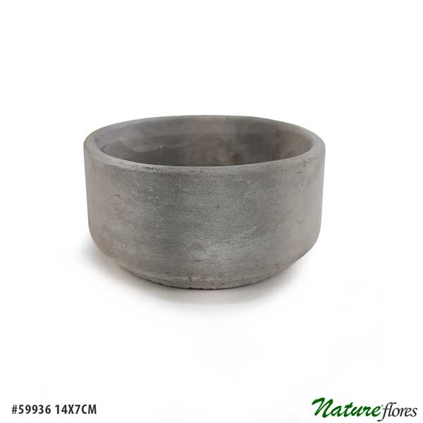 Vaso Cimento Cinza Soria (7-9cm) - Imagem 3