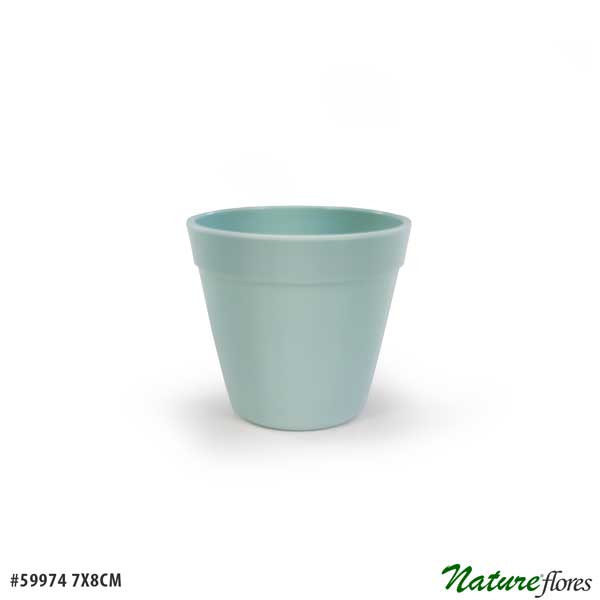 Vaso Plástico Pastel Decorativo (7x8cm) - Imagem 3