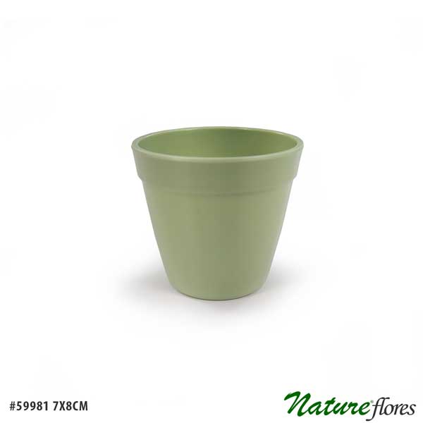 Vaso Plástico Pastel Decorativo (7x8cm) - Imagem 4