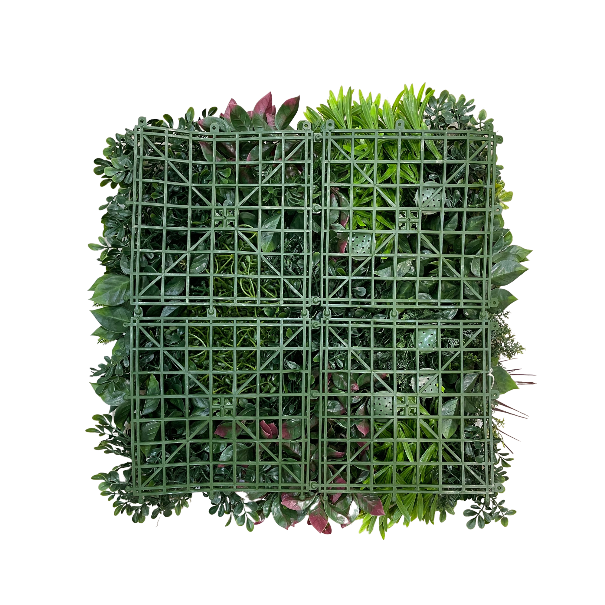 Placa Folhagem Premium UV Jardim Vertical Artificial (50x50cm) - Imagem 3