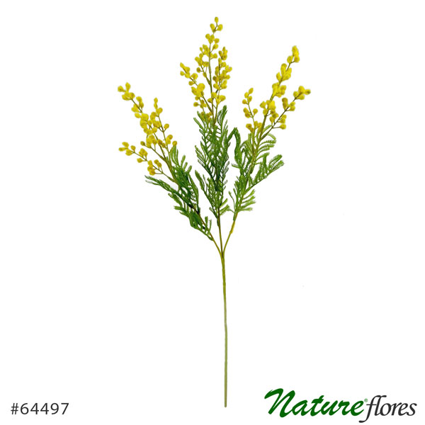 Acacia Galho Flor Artificial (70cm) - Imagem 3
