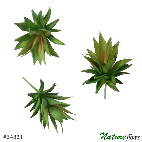 Suculenta Aloe Vera Mini Artificial (18cm) - Imagem 3