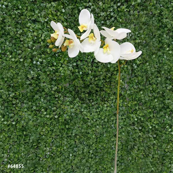 Orquídea Siliconada Galho Artificial 7FL (72cm) - Imagem 3