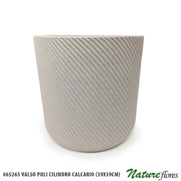 Vaso Poli Cilindro Pérola - Imagem 4