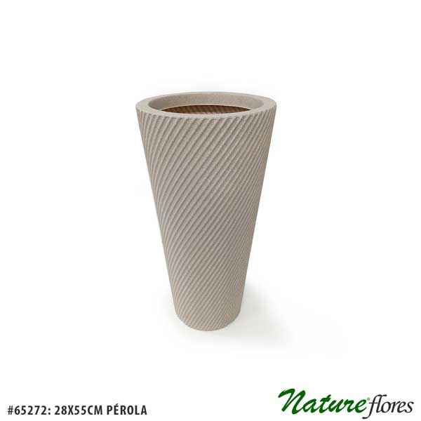 Vaso Poli Cônico Pérola - Imagem 3