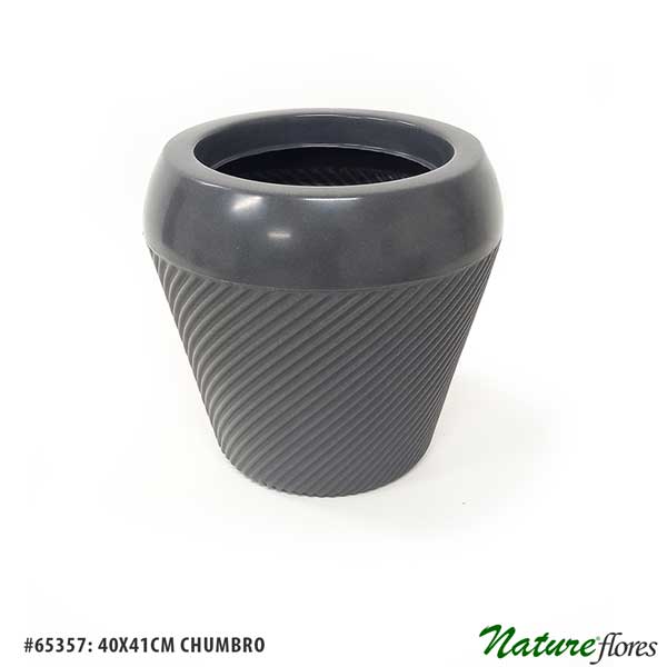 Vaso Poli Clássico Chumbo - Imagem 5